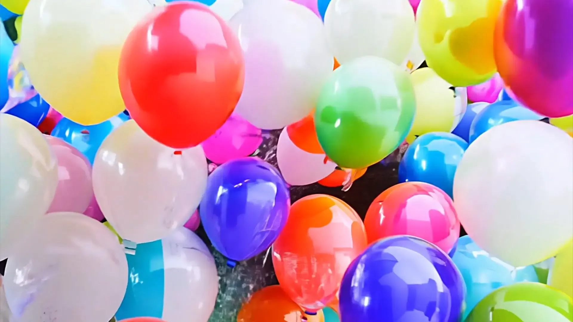 Colorful Balloon Transition for Birthday and Celebration Promos